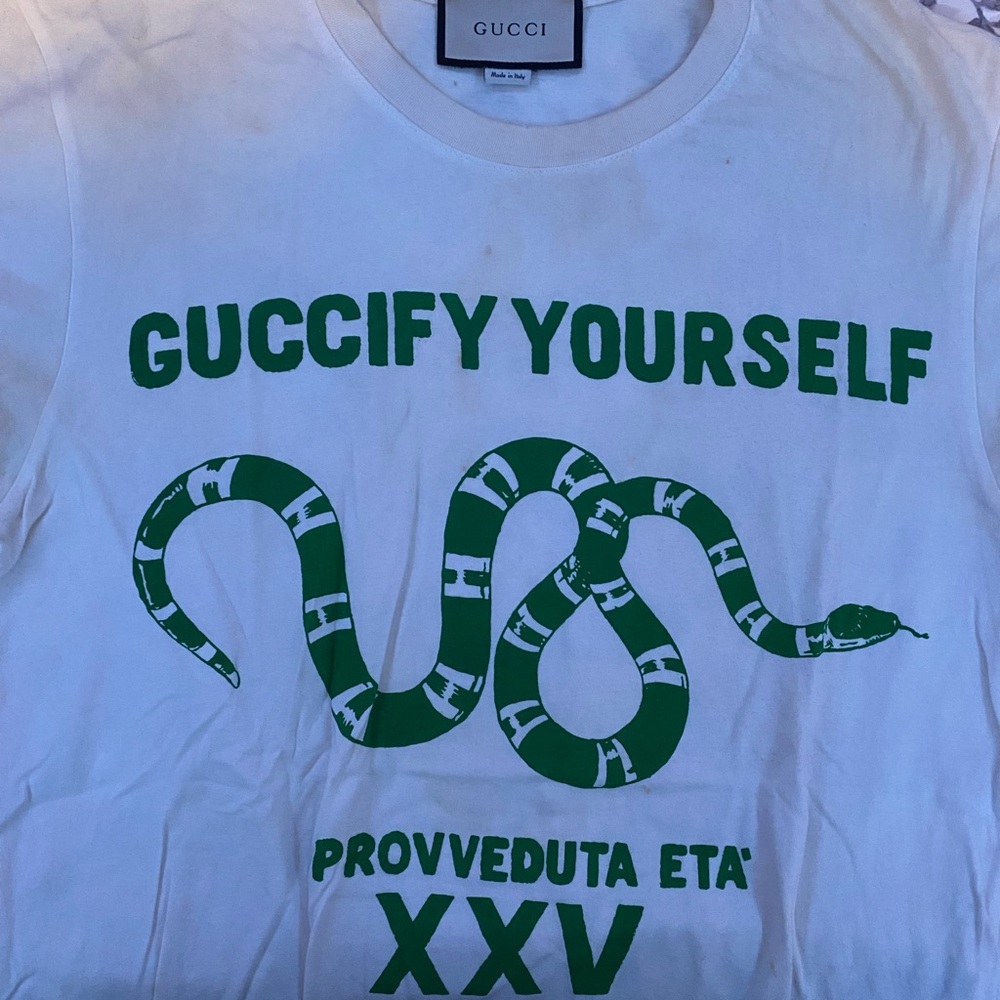 gucci snake t shirt